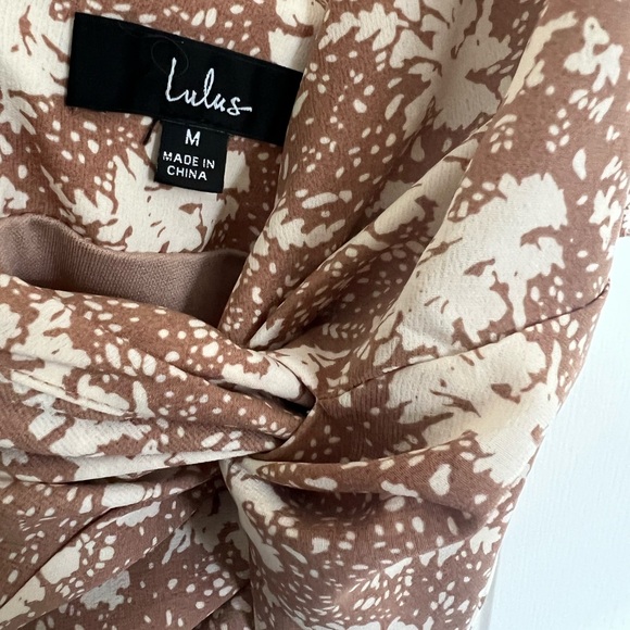 Lulus tie up halter dress - Picture 3 of 4